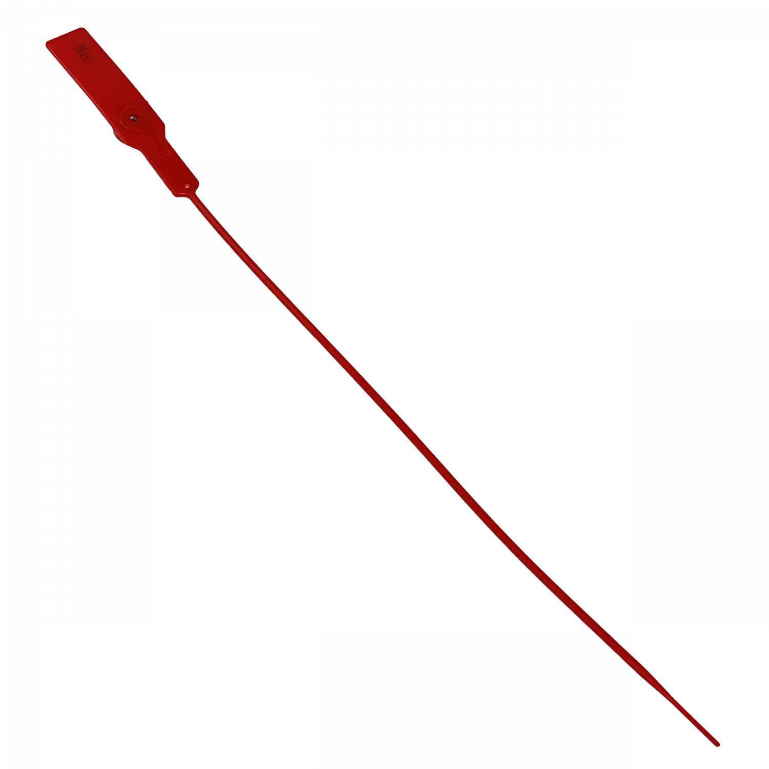 Sellos Seguridad Metalgrip Rojo 28cm 100 Unidades Plástico 4