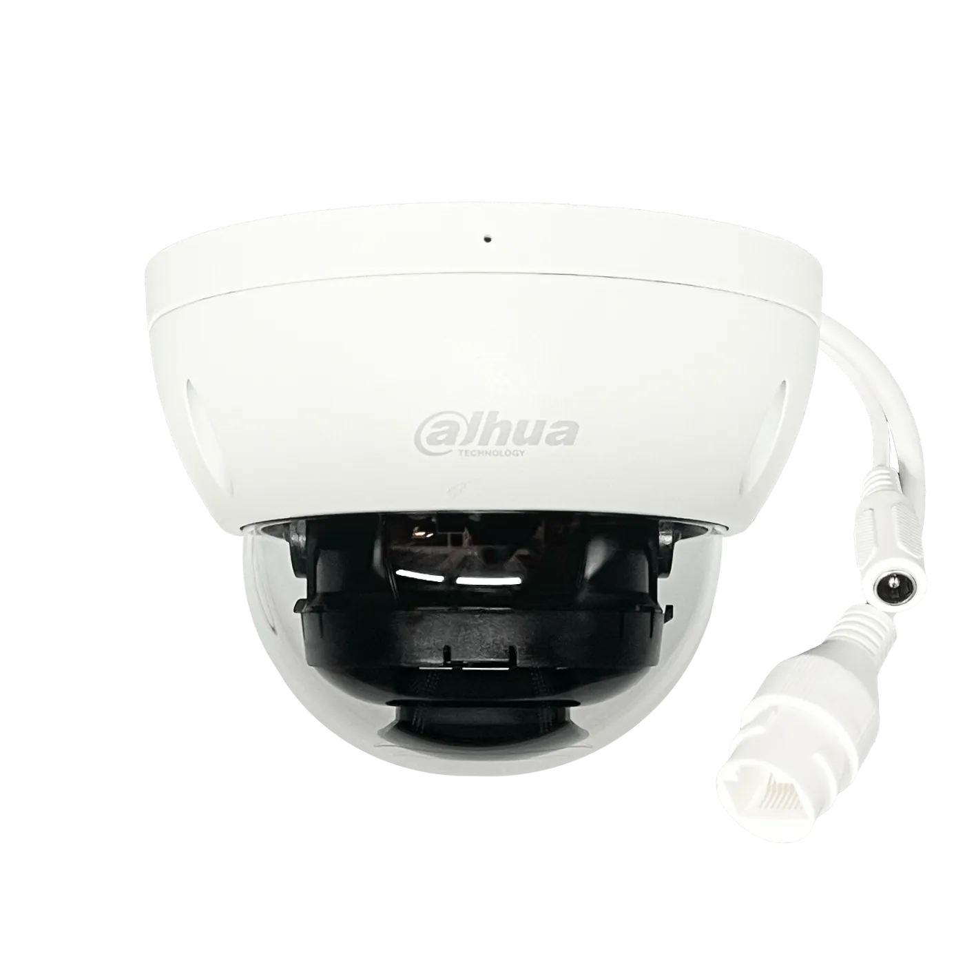 Cámara de Vigilancia Dahua Mini Domo 8MP Lente Fijo IP67 IK10 IR30mt Soporta IVS WizSense 4