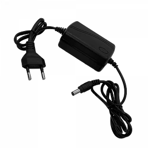 Fuente de Poder 12V 1.5A 18W, Plug 5.5x2.5mm, con 2 Cables, Plástica Interior