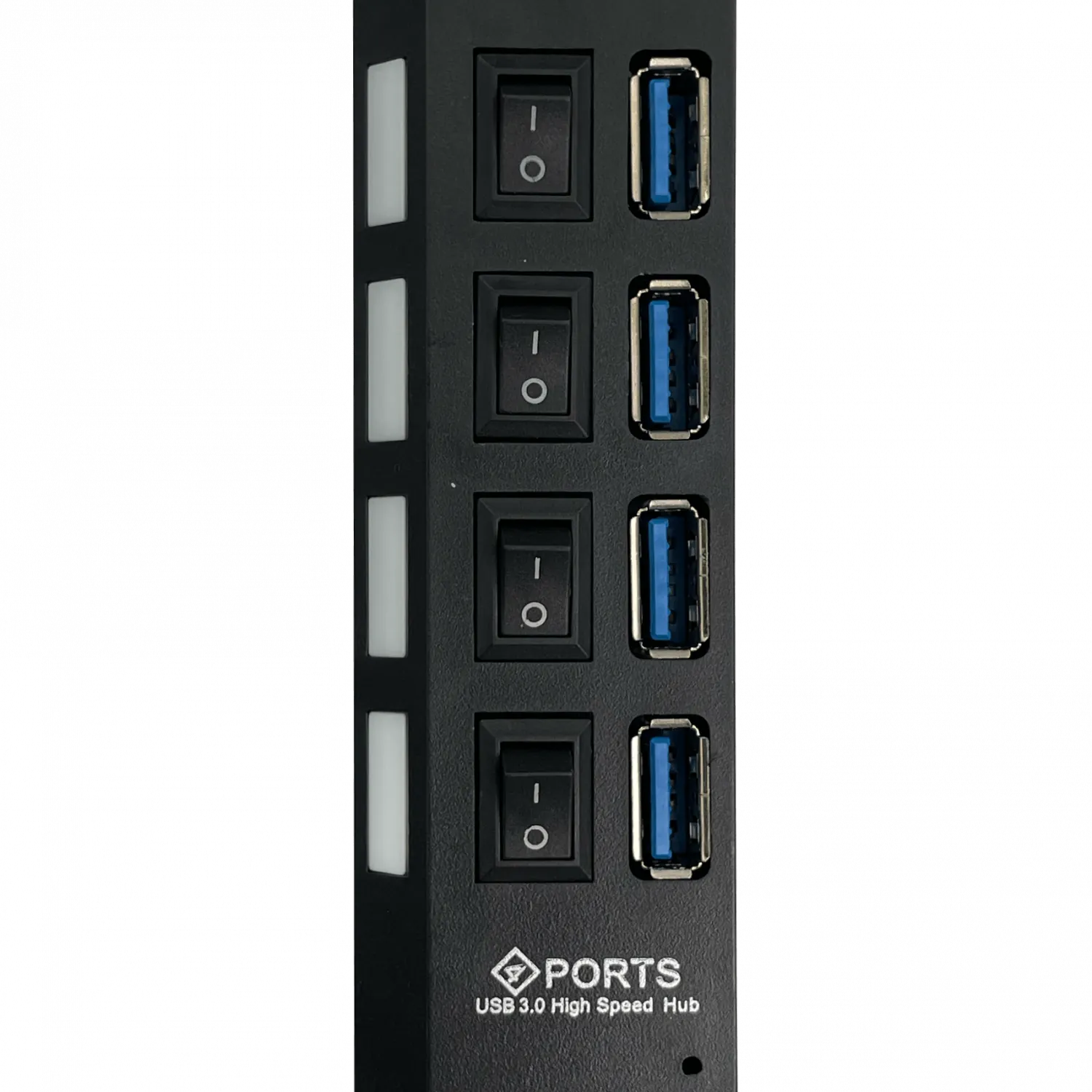 HUB USB 3.0 4 Puertos HUB4-30 con Interruptores Independientes y Cable Incluido 2