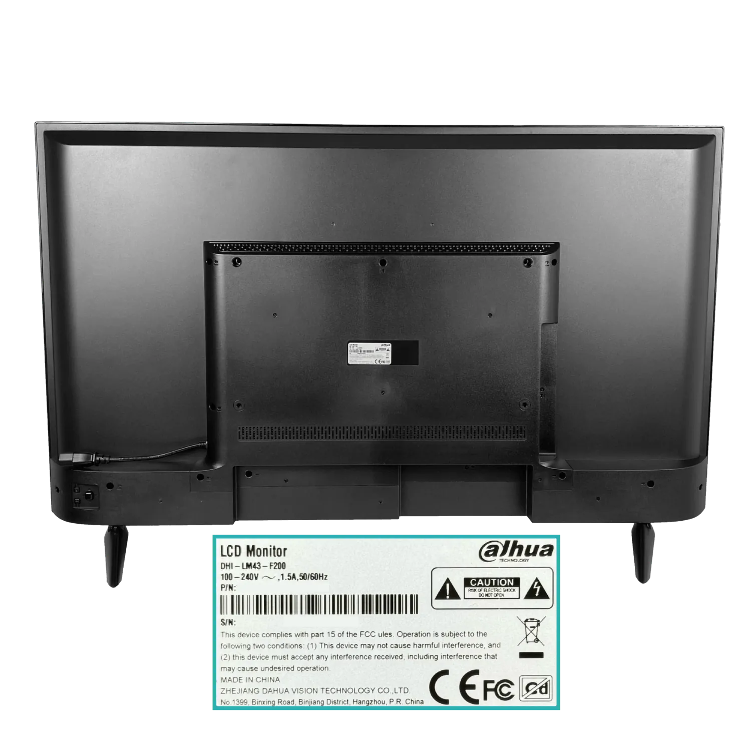 Monitor LED Dahua LM43-F200 de 43