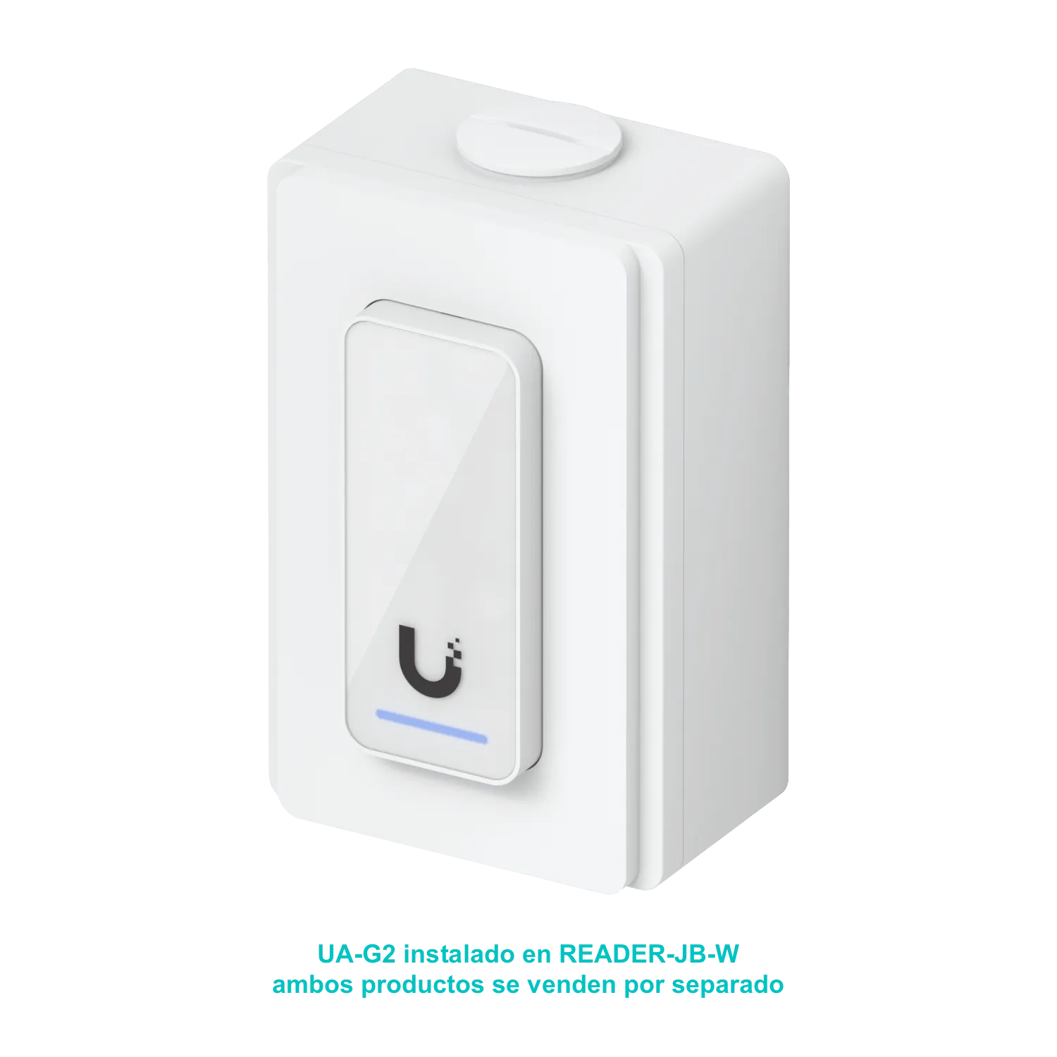 Caja de Conexiones UniFi Access Reader, Montaje Superficie Plana, Compatible Conductos 3/4