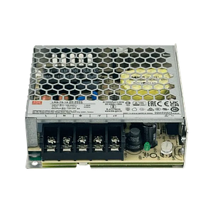Fuente-Poder 100-240VAC Ajustable  75W 15V 5A Open-Frame MEANWELL 
