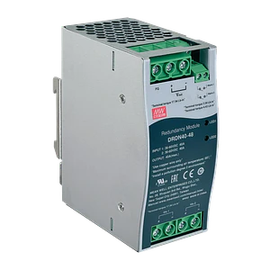 Fuente Poder 48VDC 40A Redundante Anch-55mm Riel-DIN 36-60VDC MEANWELL 