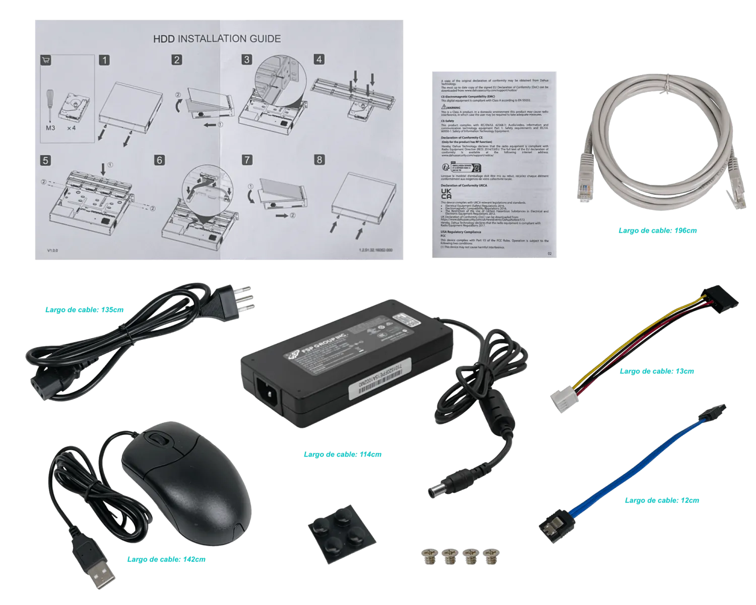 NVR 8 Canales IP con 8 PoE, 12MP, AI WizSense, HDMI/VGA, 1xSATA hasta 10TB, Dahua NVR2108HS-8P-I2 5