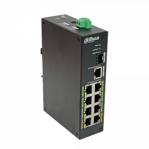 Switch Dahua DH-LR2110-8ET-120 8 Puertos ePoE 120W - PoE Extendido hasta 800m