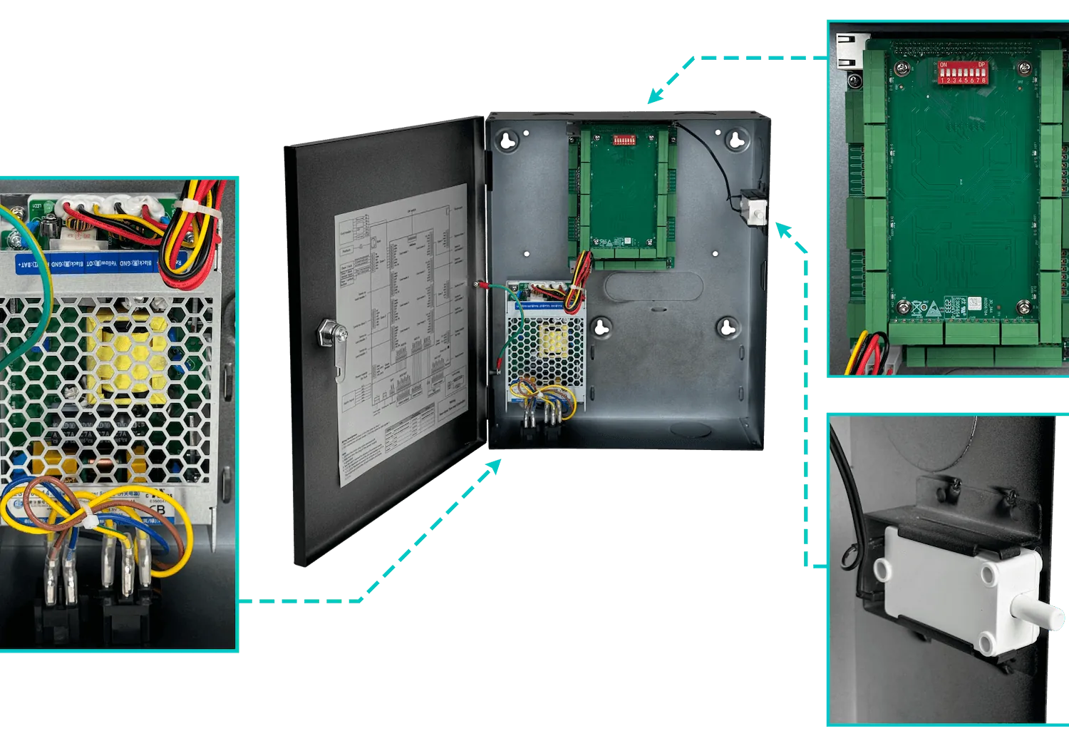 Controlador de Acceso Dahua ASC2204C-D - Gestión de 4 Puertas con Comunicación TCP/IP 8