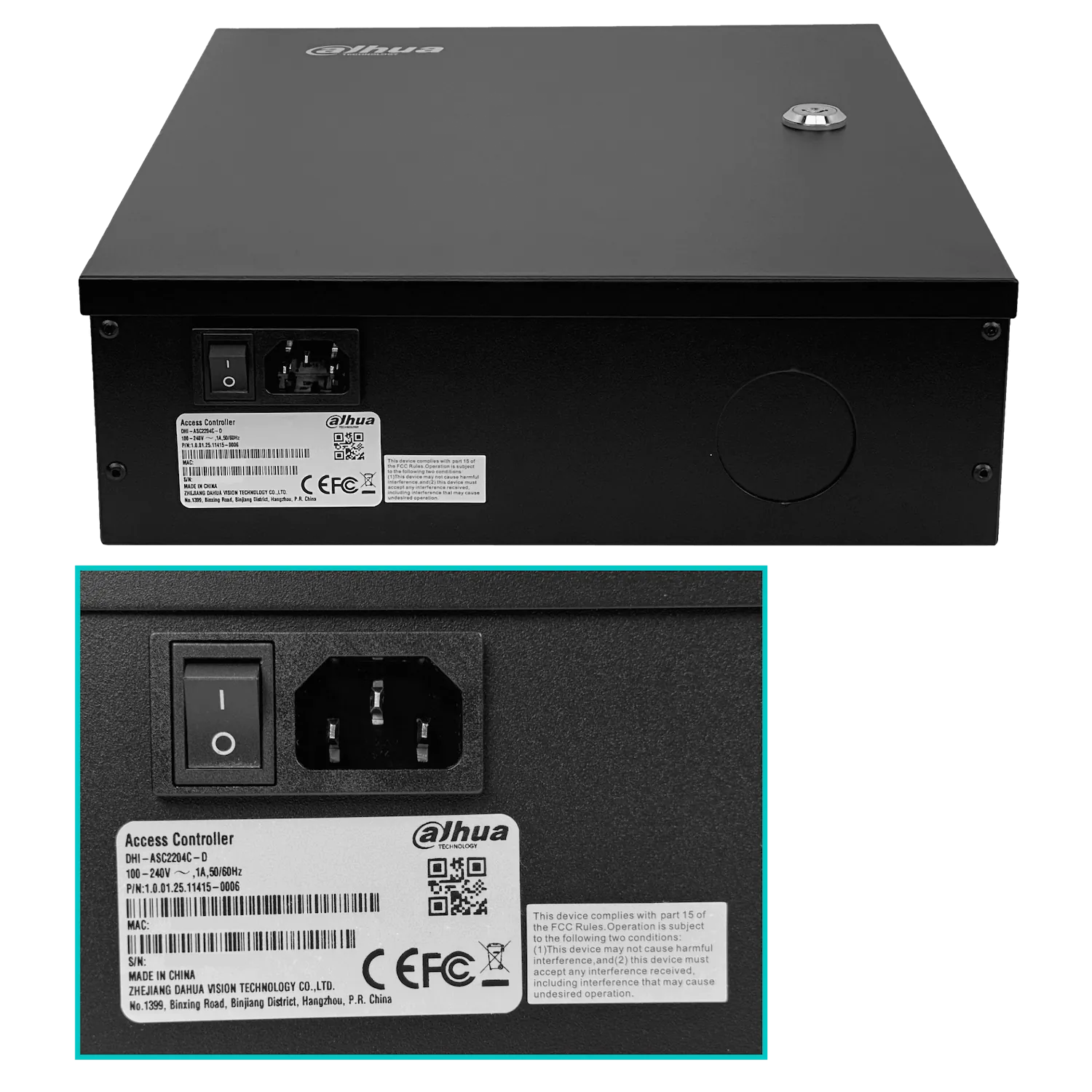 Controlador de Acceso Dahua ASC2204C-D - Gestión de 4 Puertas con Comunicación TCP/IP 7