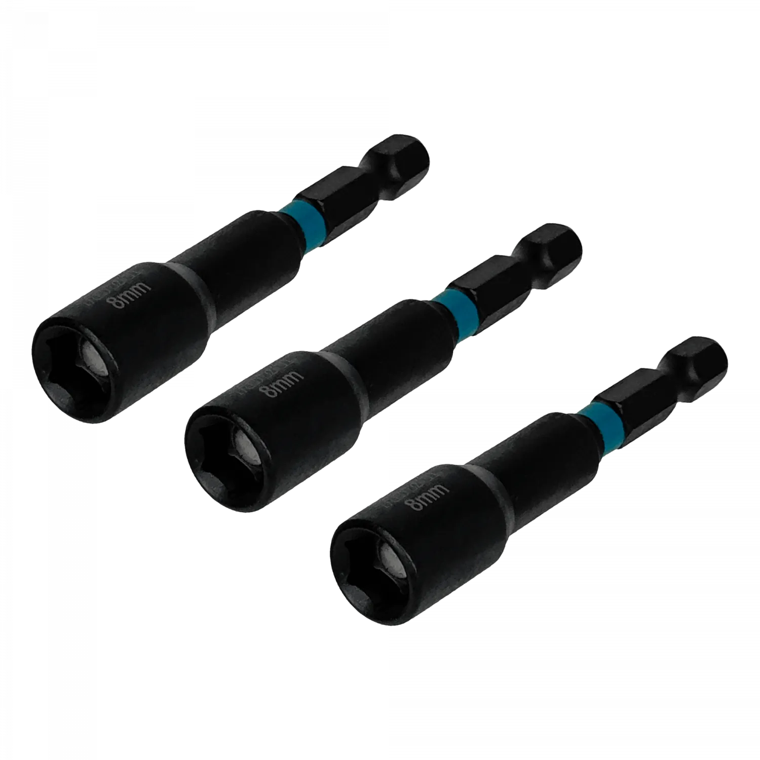 Set de 3 Puntas Hexagonales 8mm 1/4 Largo-65mm TAC270831 TOTAL 2