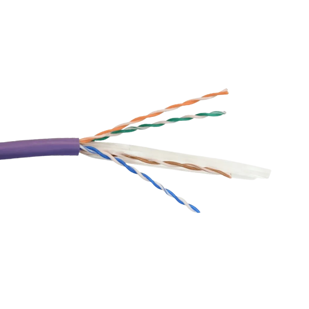 Caja Cable TRIMERX AWG23 LSHZ CAT6 Violeta, Unifilar, 305m, Cobre 2