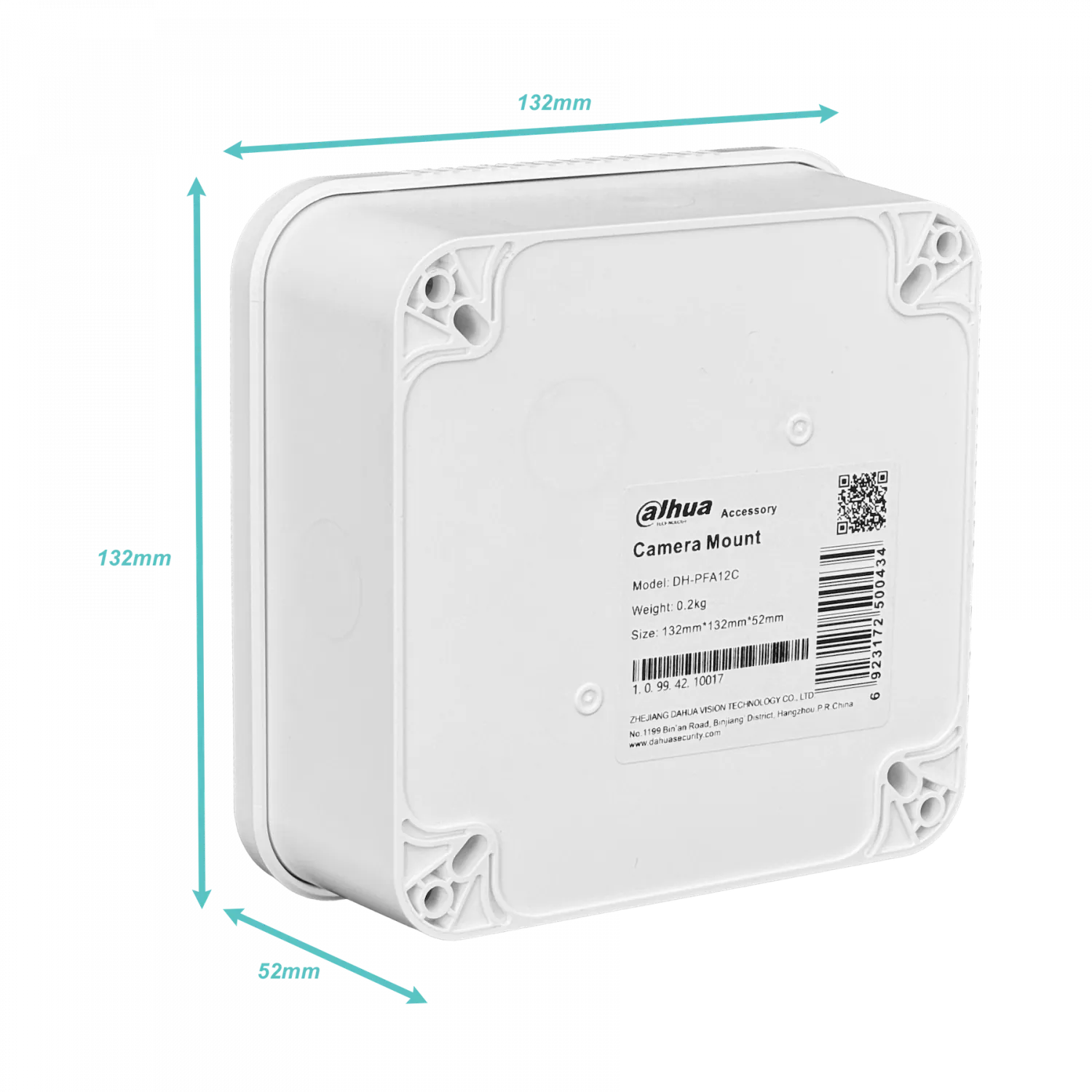 Caja de Conexiones Dahua PFA12C, Plástica, Resistente al Agua 3