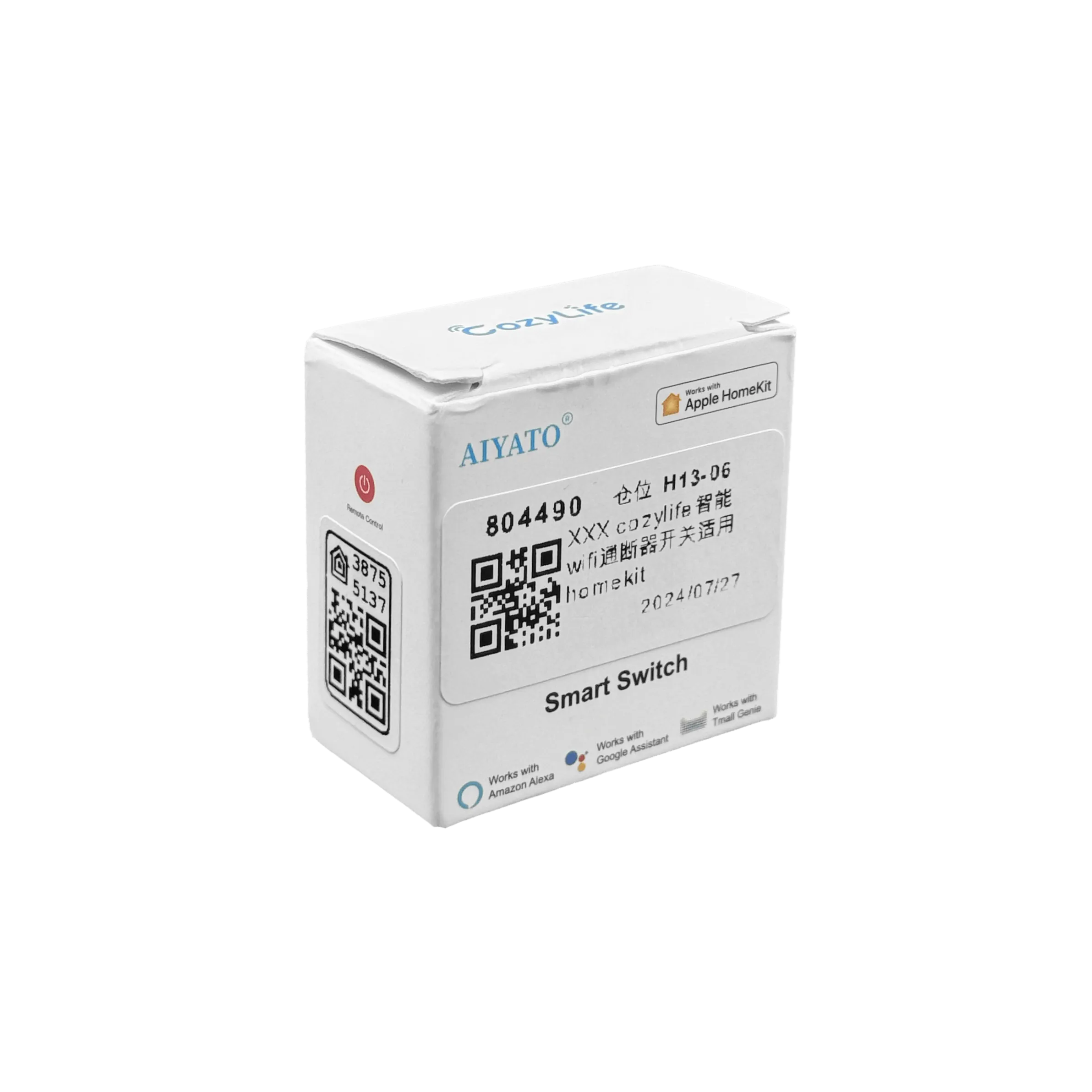 HomeKit p/Apple Rele interruptor 100-250VAC 16A WiFi IoT Domotica 2