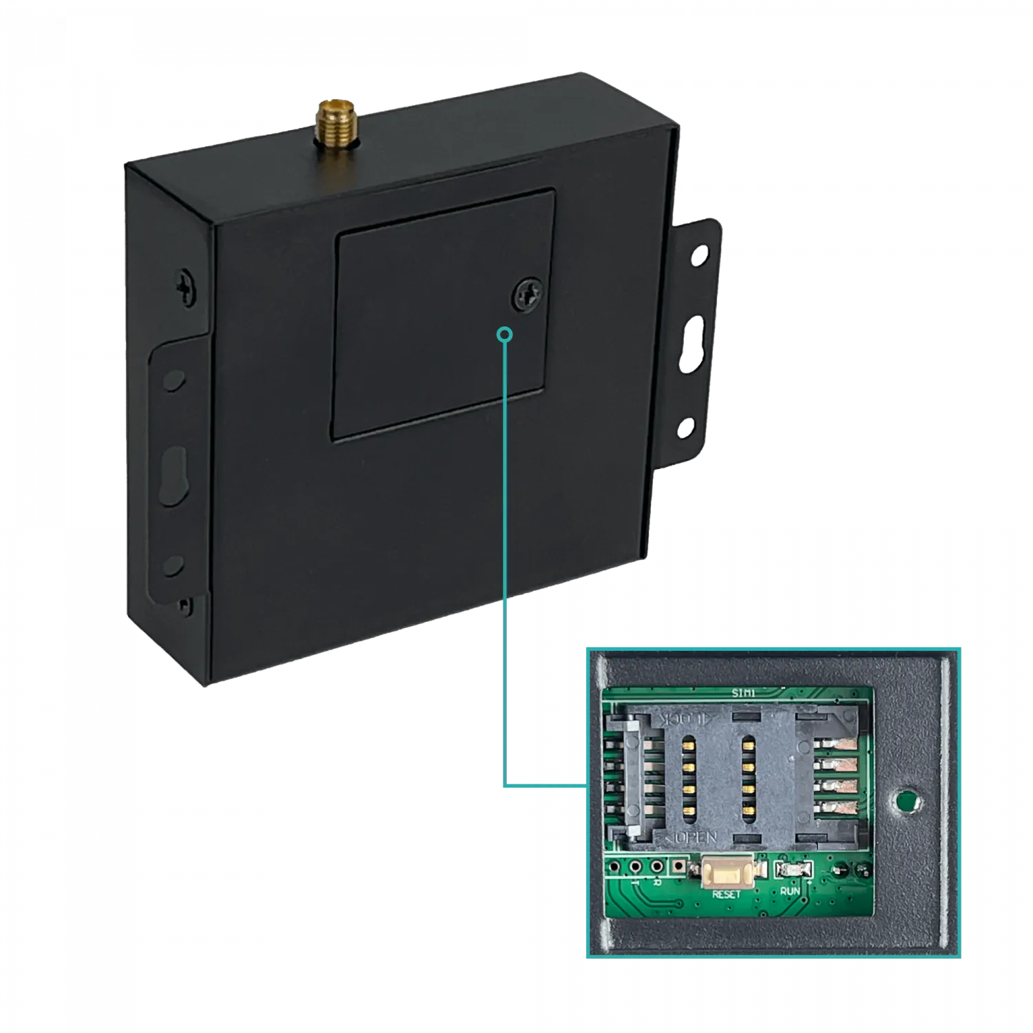 Controlador de Acceso GSM RTU5024 2G 1-SIM NA/NC 9–24VDC 3