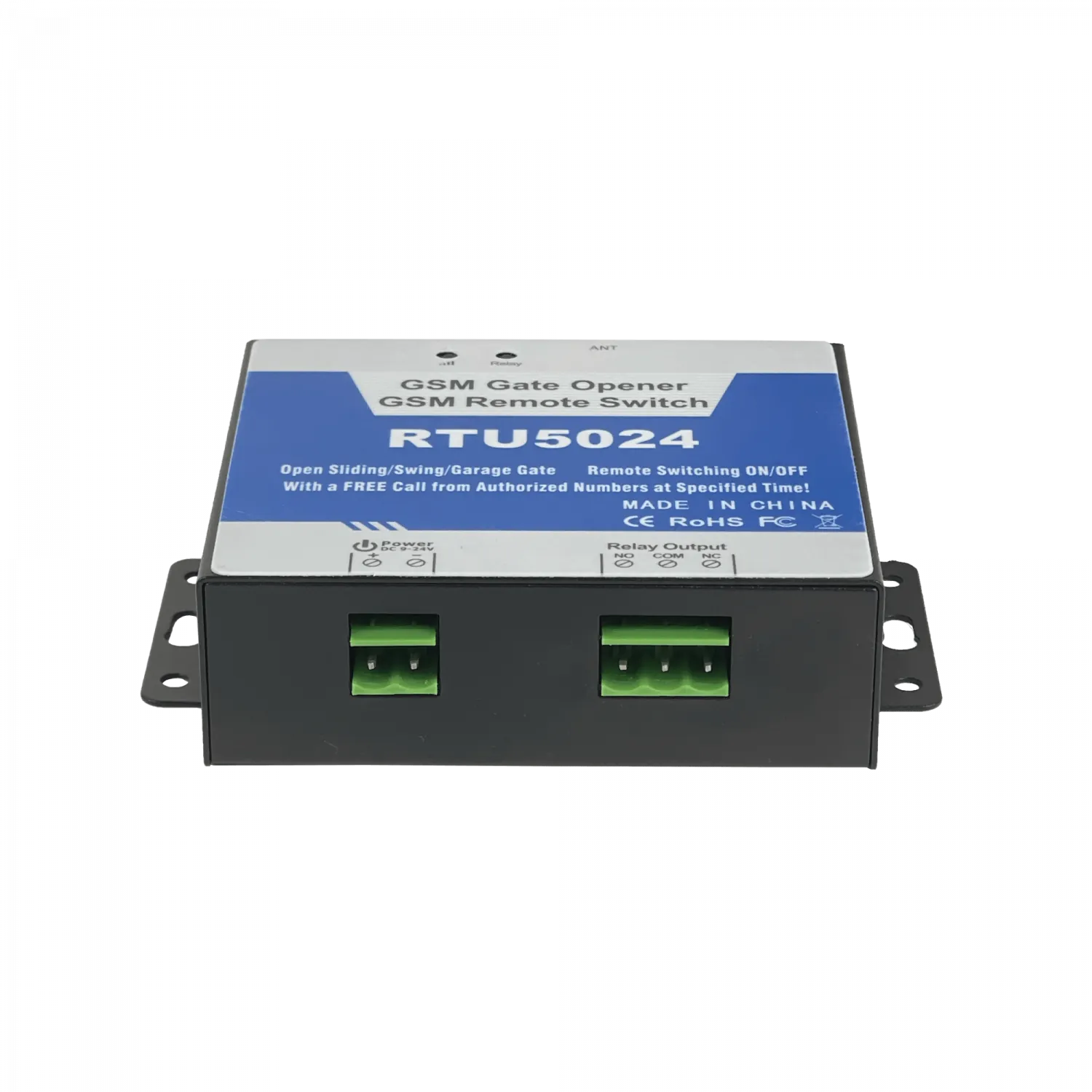 Controlador de Acceso GSM RTU5024 2G 1-SIM NA/NC 9–24VDC 5