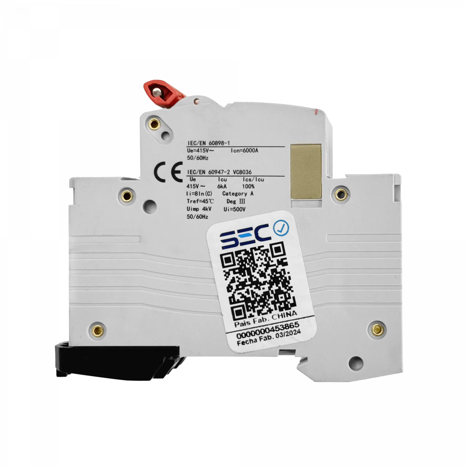 LS 2x16A 6kA 230/400V Interruptor Automatico Bipolar 2x16A Curva C16 4