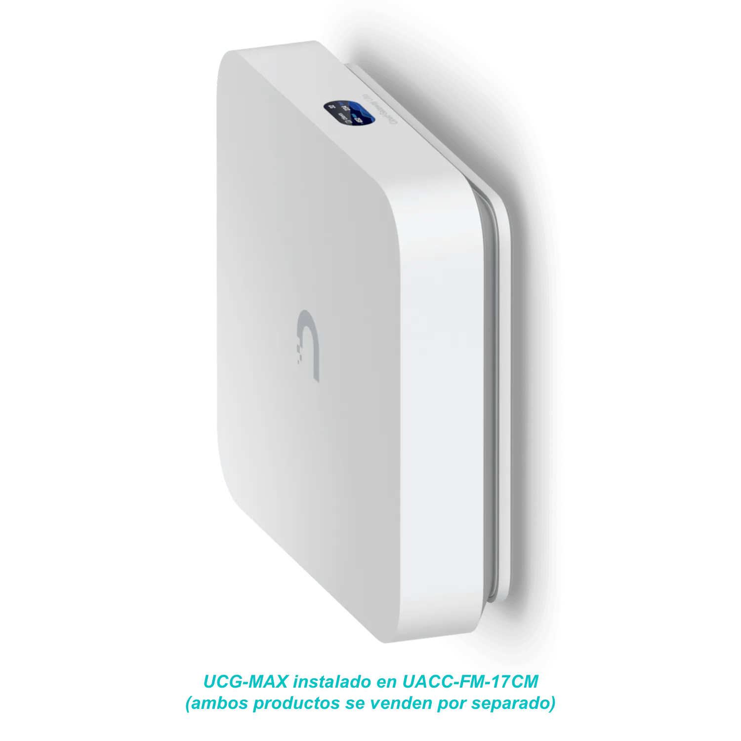 Placa Magnetica Ubiquiti Montaje Mural de Router UXG-MAX y UCG-MAX/ULTRA, 17x17cm, Color Gris 4