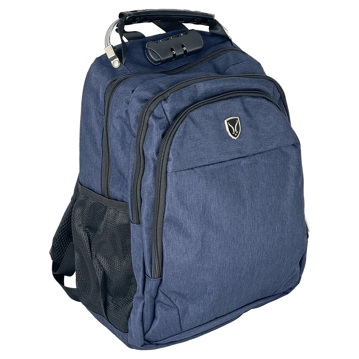 Mochila Azul 16” con USB y Plug 3.5mm para Notebook 31x40cm 2
