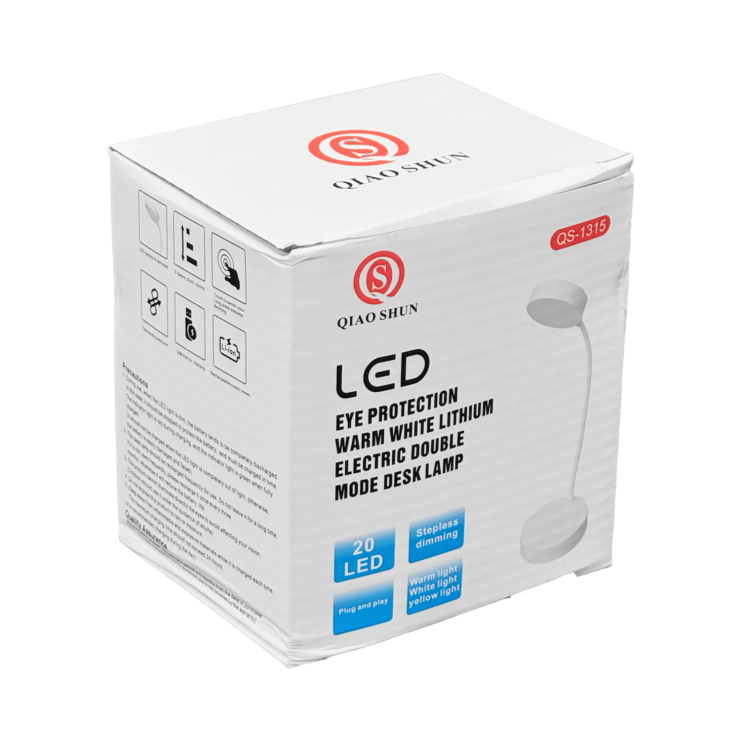 Lampara LED Dimeable-Touch inc-Pila 18650 Litio Recargable USB-AM 4