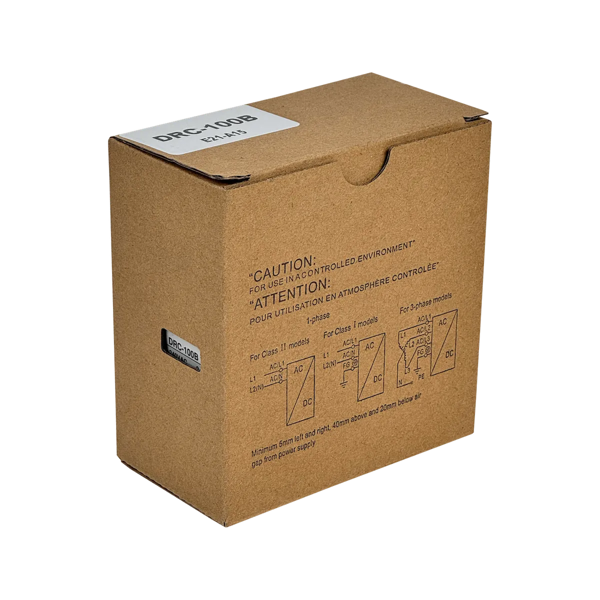 Fuente de Poder MEANWELL 27,6VDC 100W - Ajustable, montaje en riel DIN 2