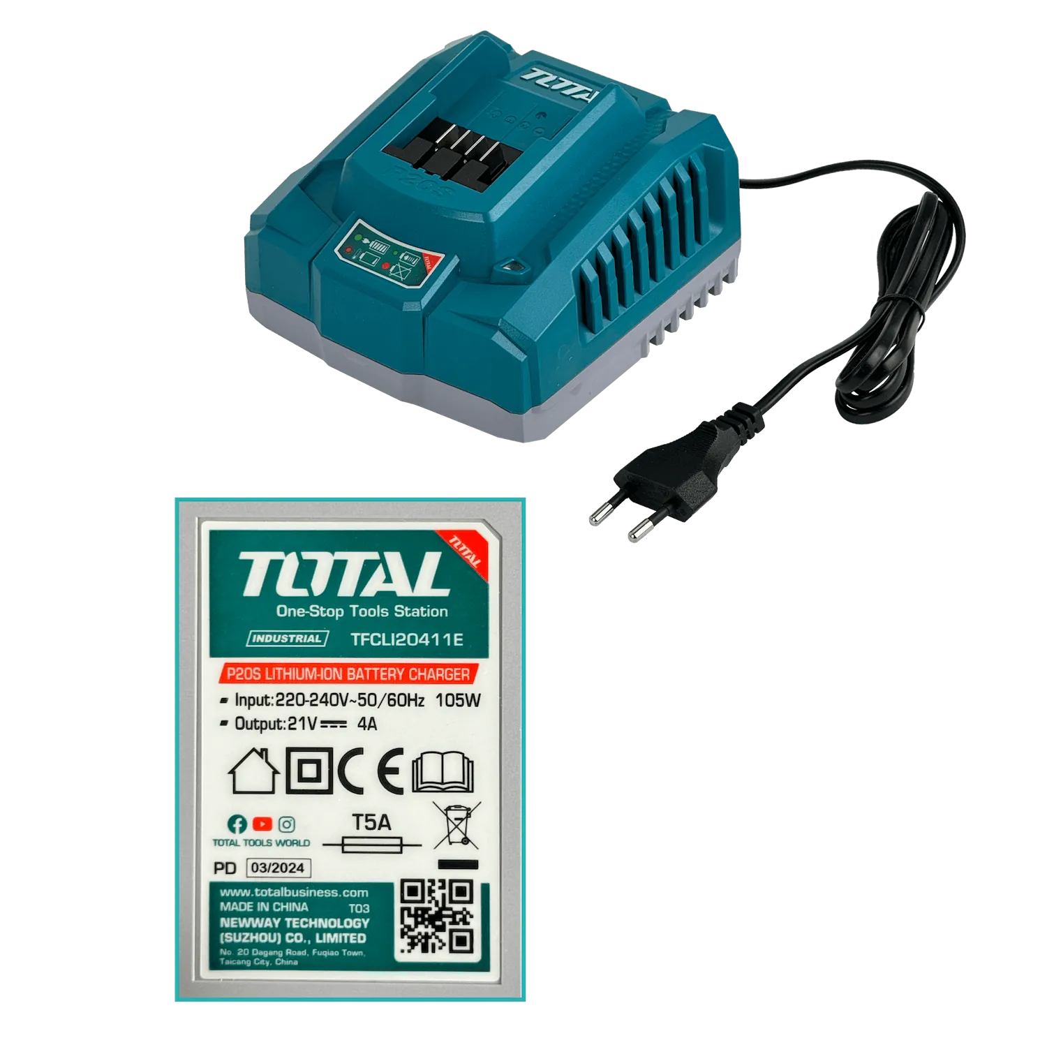 Hidrolavadora Inalámbrica TOTAL 20V 25Bar 132L/H - TPWLI20084 3