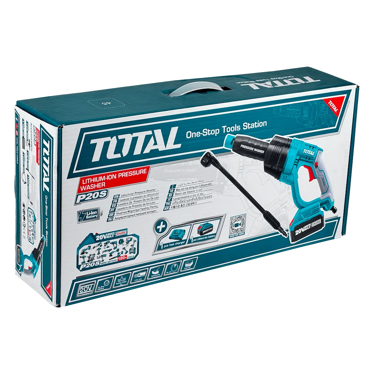 Hidrolavadora Inalámbrica TOTAL 20V 25Bar 132L/H - TPWLI20084 5
