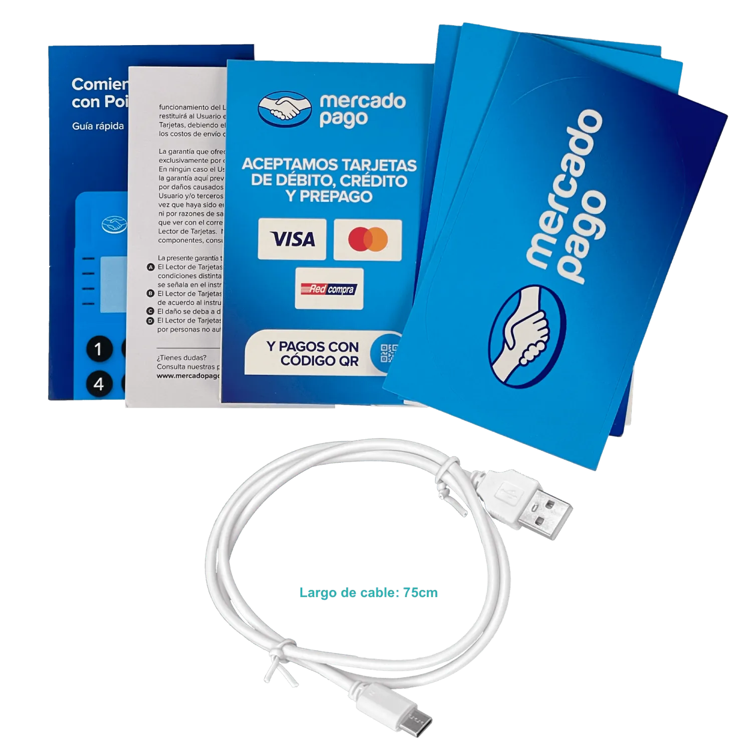 MERCADOPAGO Maquina Mini Pago Con Tarjeta BT Requiere Celular ME30S 4