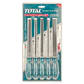 Set limas Total LIMAS-TOTAL 5 piezas acero T12 8 pulgadas - Miniatura 2
