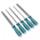 Set limas Total LIMAS-TOTAL 5 piezas acero T12 8 pulgadas - Miniatura 4
