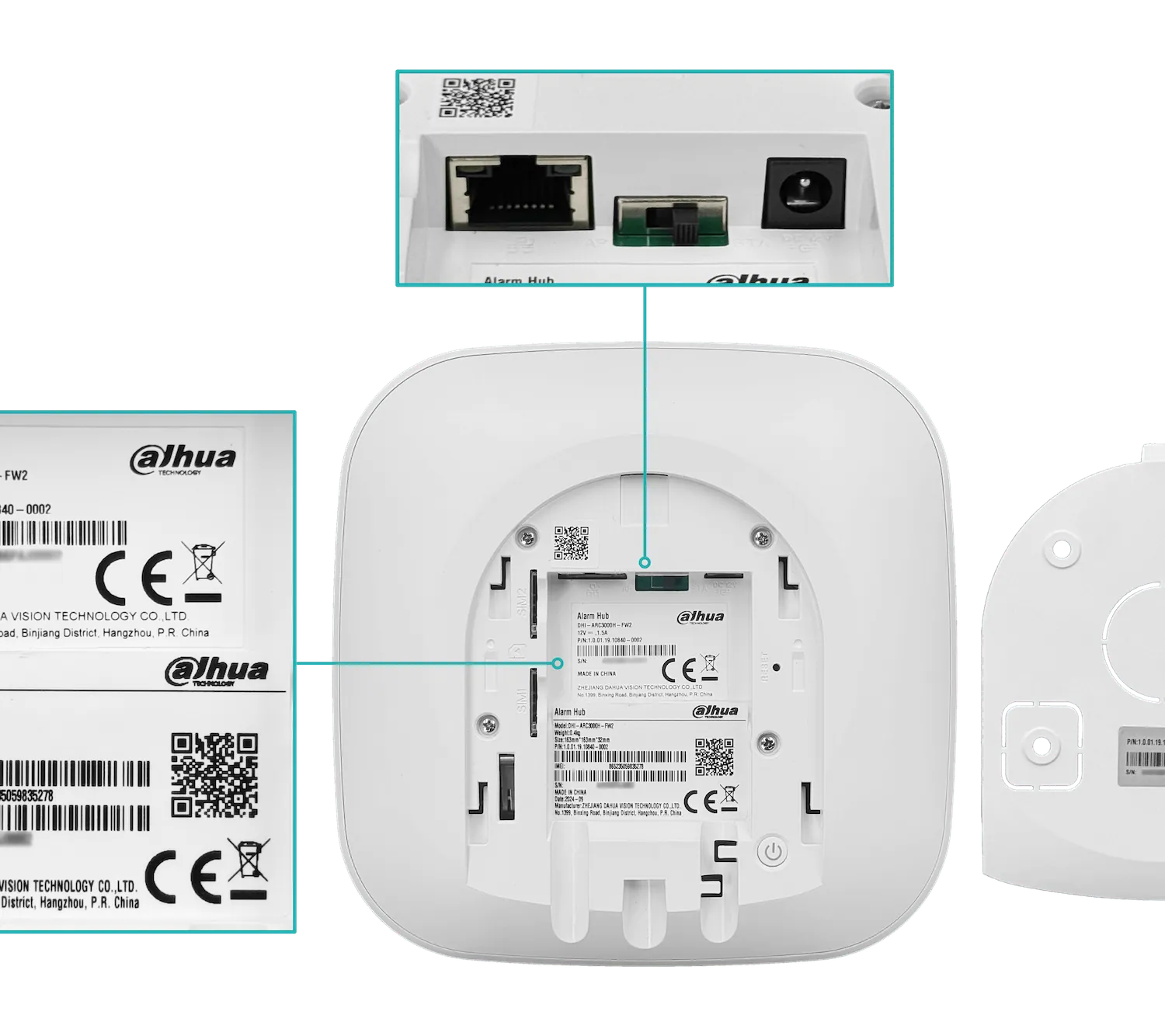 Kit de Alarma Inalámbrico Dahua ART-ARC3000H-03-FW2(868) con Conexión Wi-Fi y 4G 4