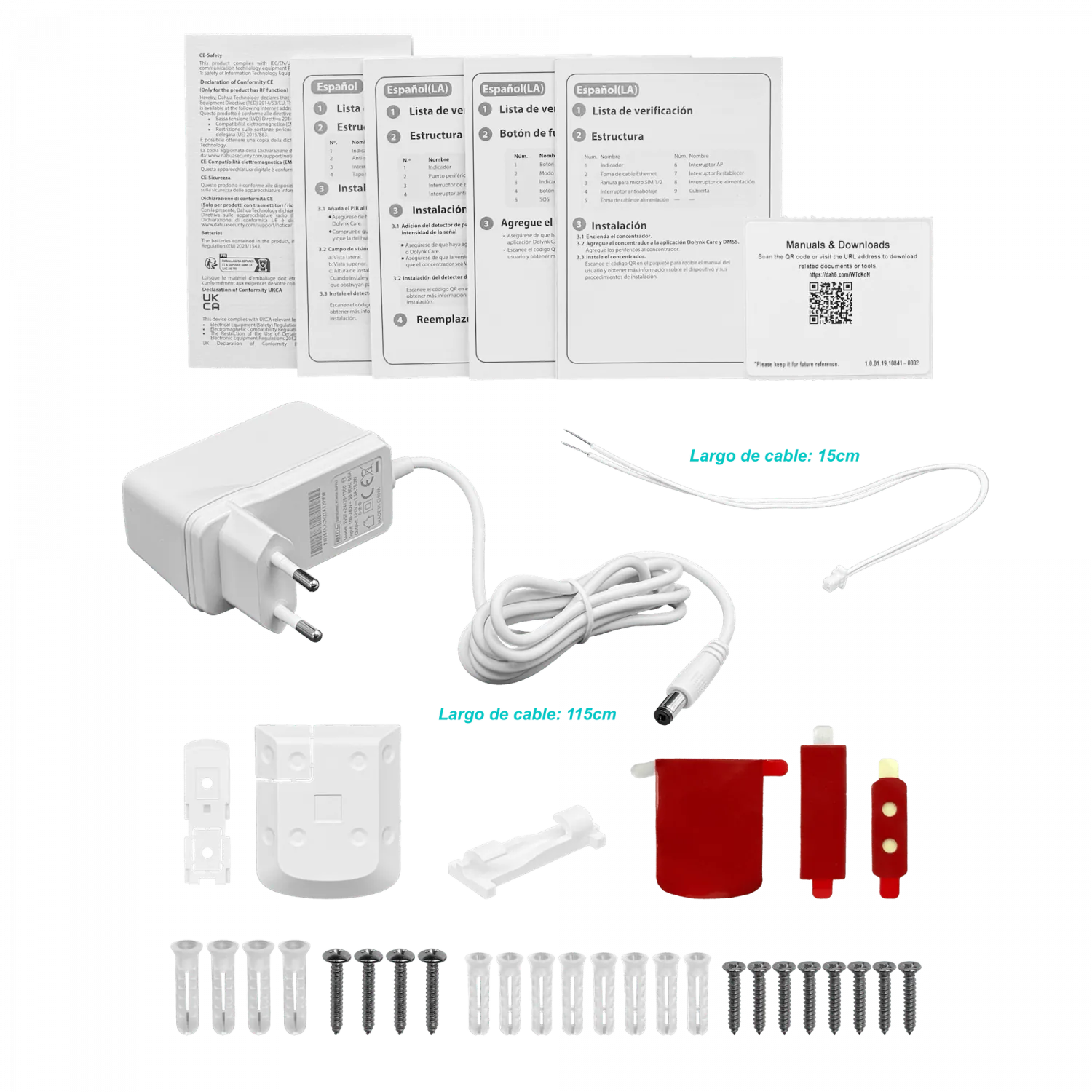 Kit de Alarma Inalámbrico Dahua ART-ARC3000H-03-FW2(868) con Conexión Wi-Fi y 4G 8