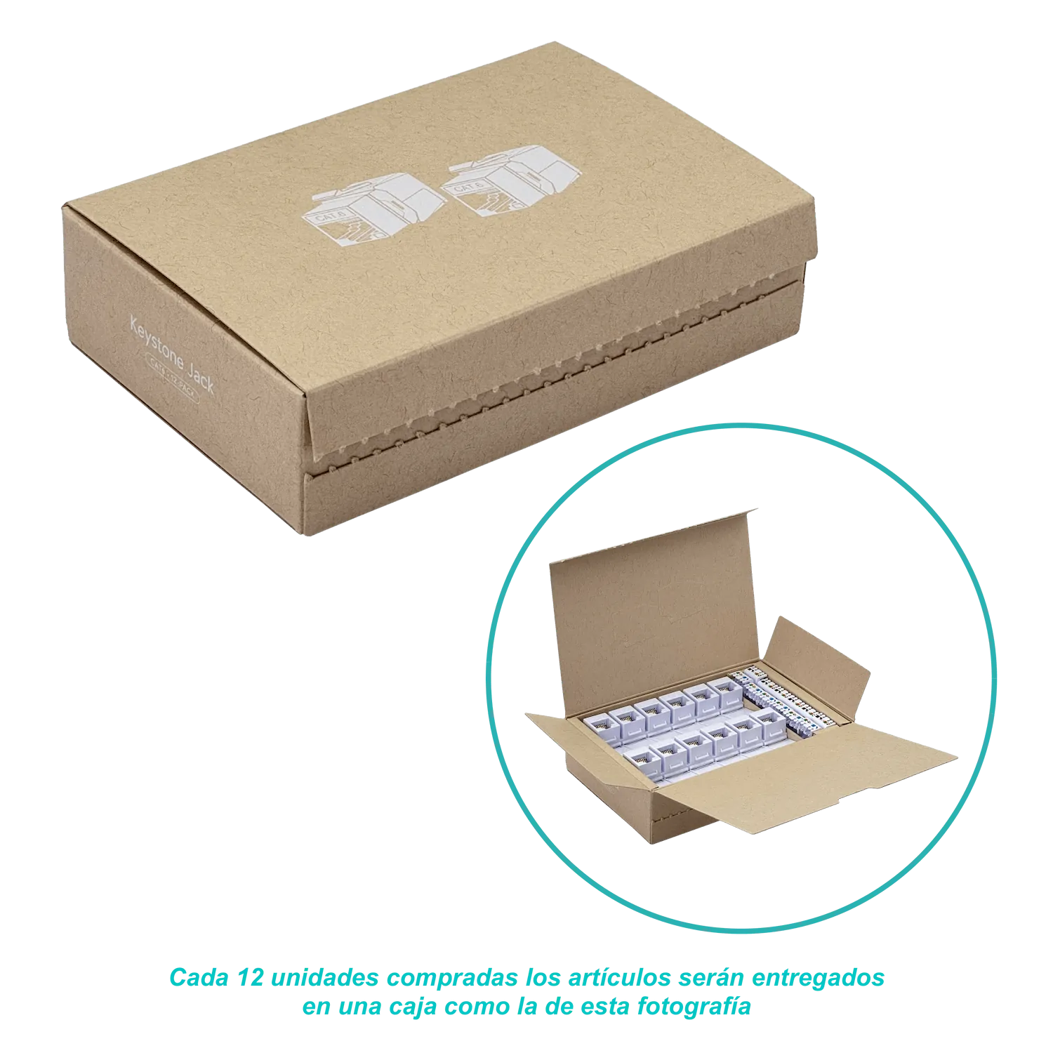 Acoplador Keystone Cat6 Ubiquiti 1 unidad, Ubiquuiti UACC-Keystone-Jack-C6 3