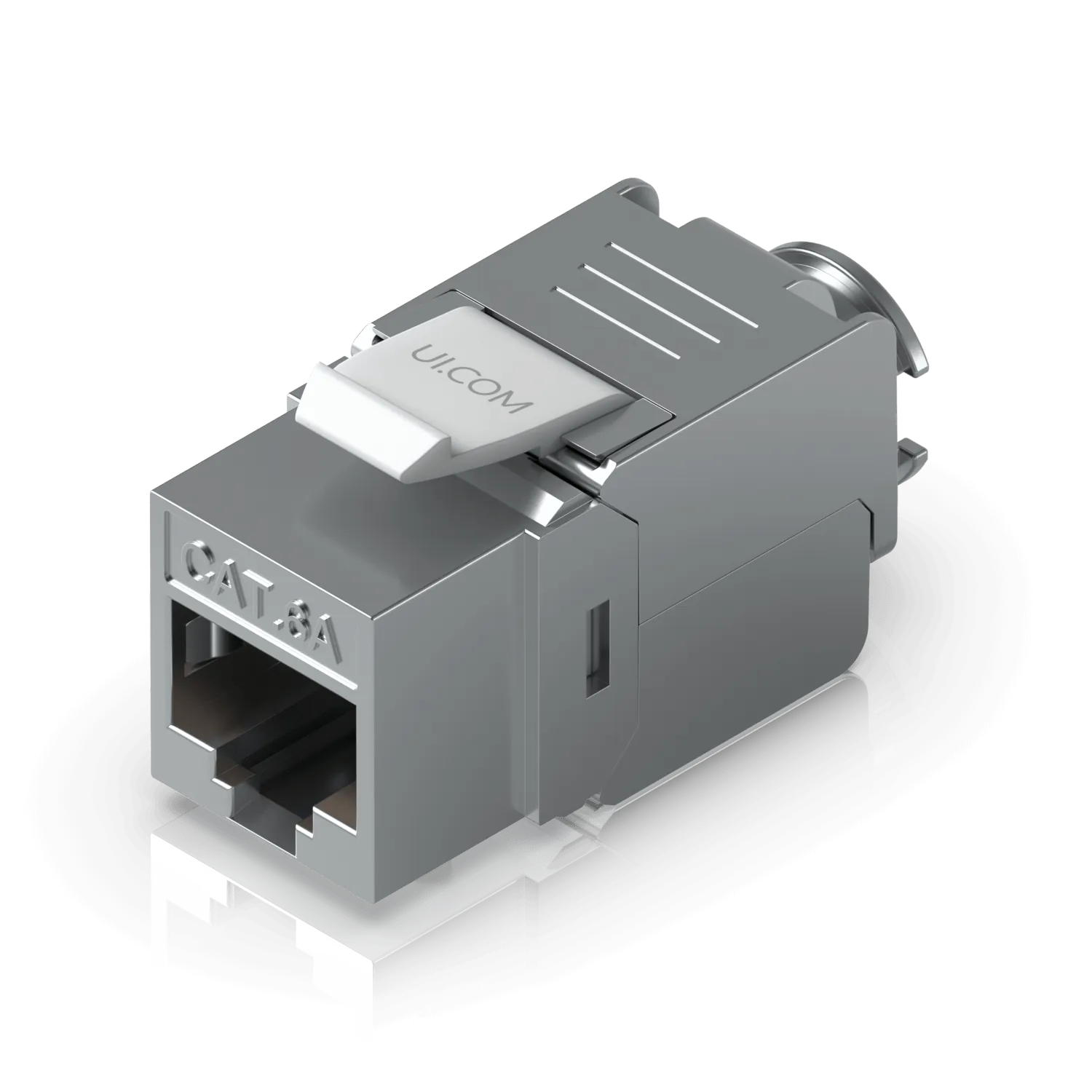 Acoplador Keystone Cat6A Ubiquiti 1 Unidad, Ubiquiti UACC-Keystone-Coupler-C6A 2