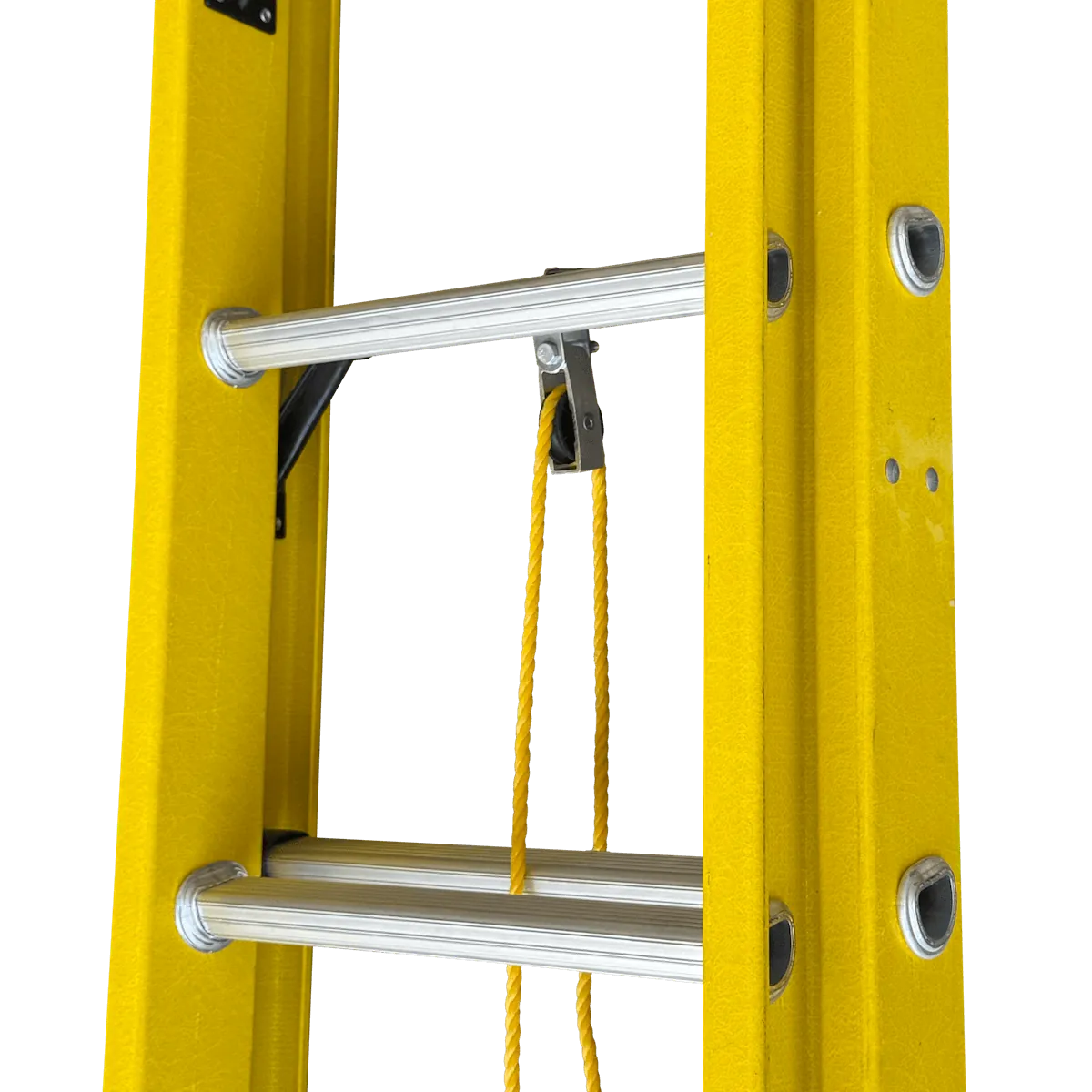 3,8-7,60mt 140kg Telescopica Fibra De Vidrio 28-Peldano Escalera 4