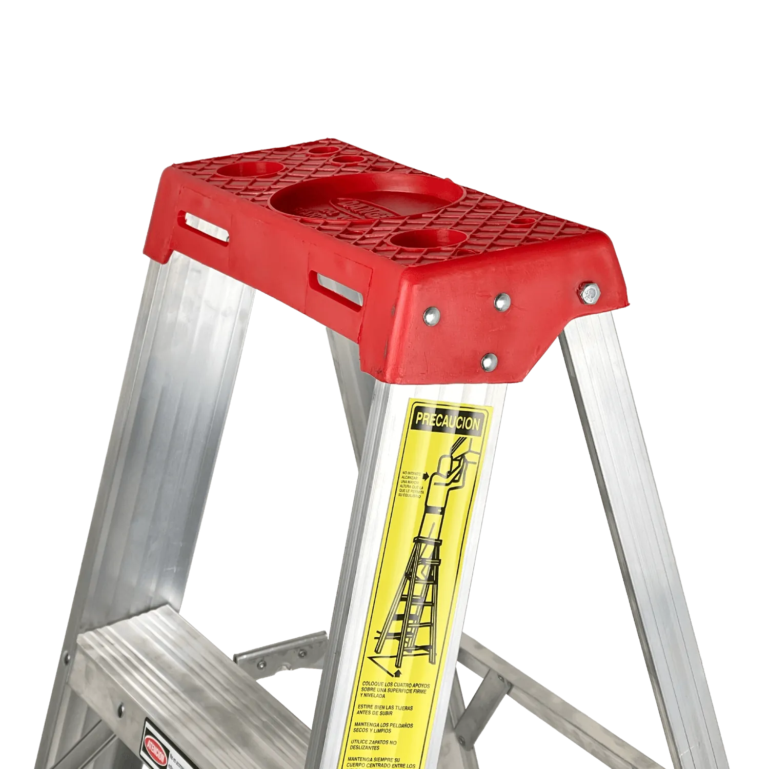0,9mt 90kg Taburete Tijera Aluminio 3-Peldano Escalera 0.91mt Escala 3