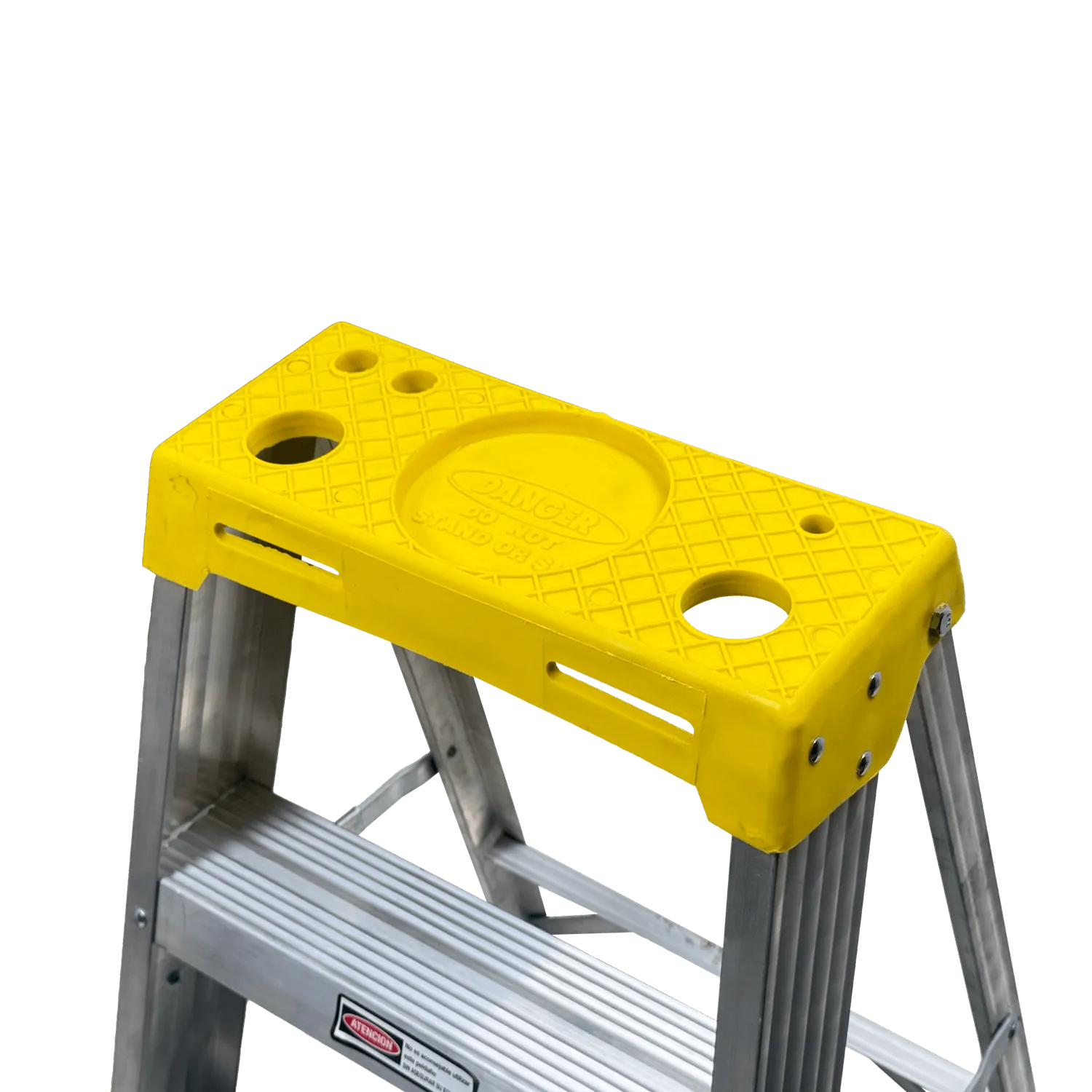 0.7mt 105KG Taburete Tijera Aluminio 3-Peldano Escalera 0,71mt 3