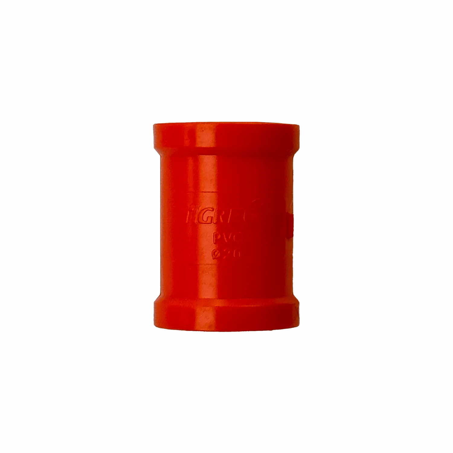 20mm Copla PVC para Tubo Naranjo Certificacion SEC 2