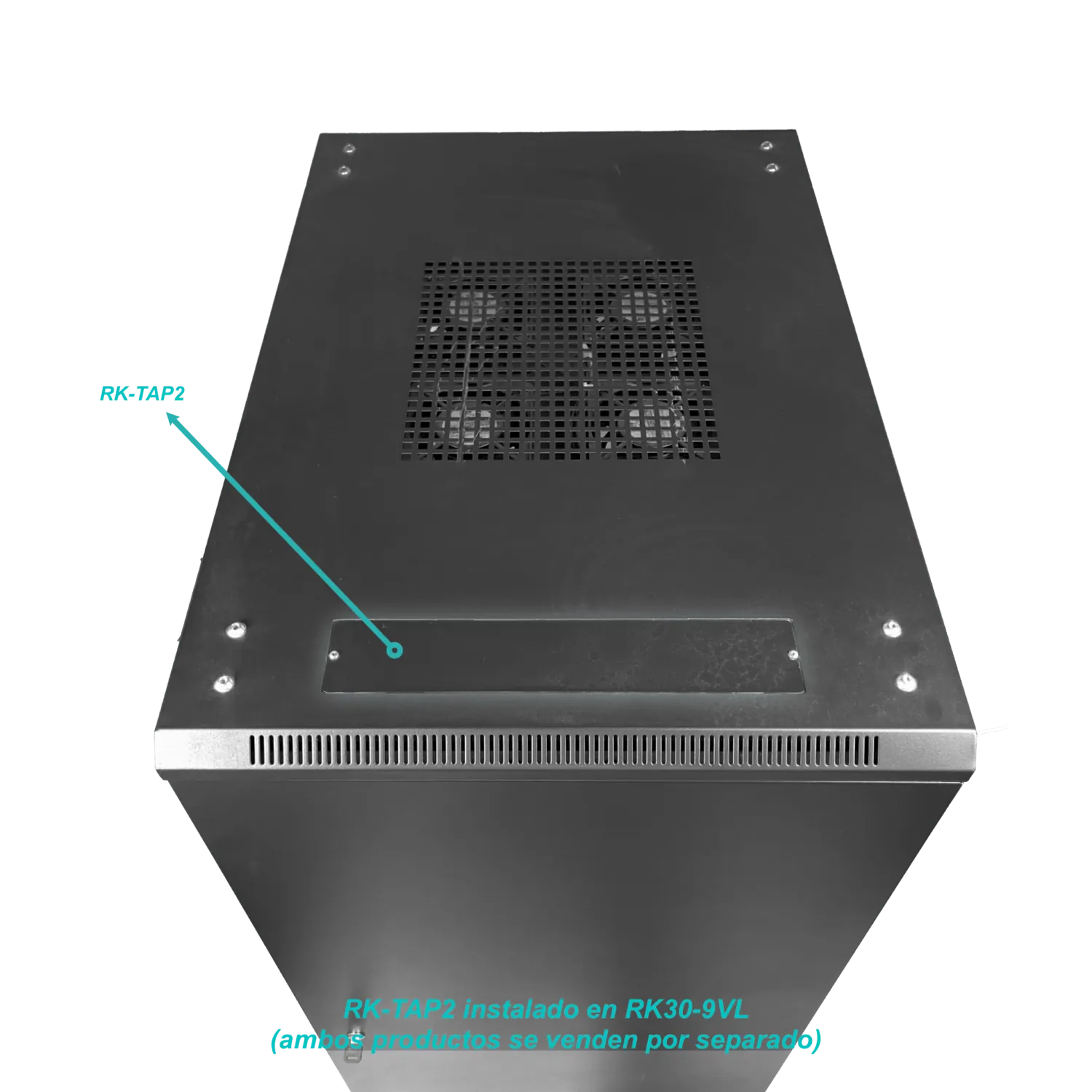 Tapa Metalica Superior e Inferior LINKMADE RK-TAP2 para Rack 15U-42U Alta Resistencia 2