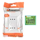 BTICINO Armado Bornera 2-ENCHUFES-10A-NACIONAL 250V Blanco LUZICA - Miniatura 4