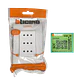 BTICINO Armado Bornera 3-ENCHUFES-10A-NACIONAL 250V Blanco LUZICA - Miniatura 3