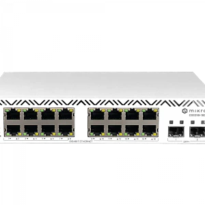 Switch Gestionado MikroTik CSS318-16G-2S+IN - 16xGigabit Ethernet, 2xSFP+ 10G, Diseño Compacto