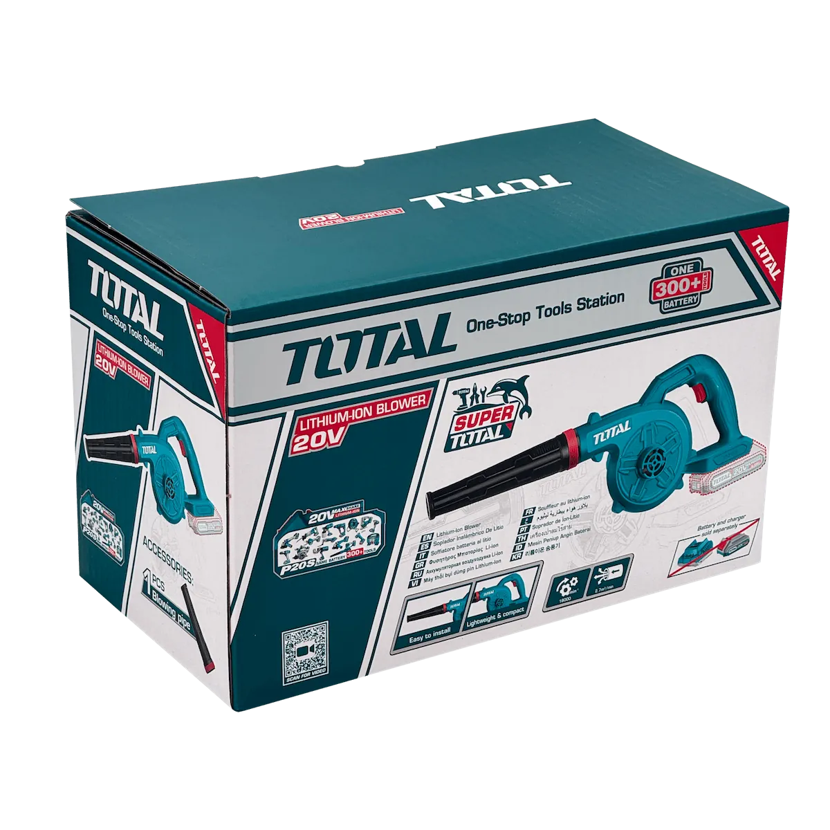 Soplador aire Total SOP-TOTAL inalambrico 20V 18000RPM 6