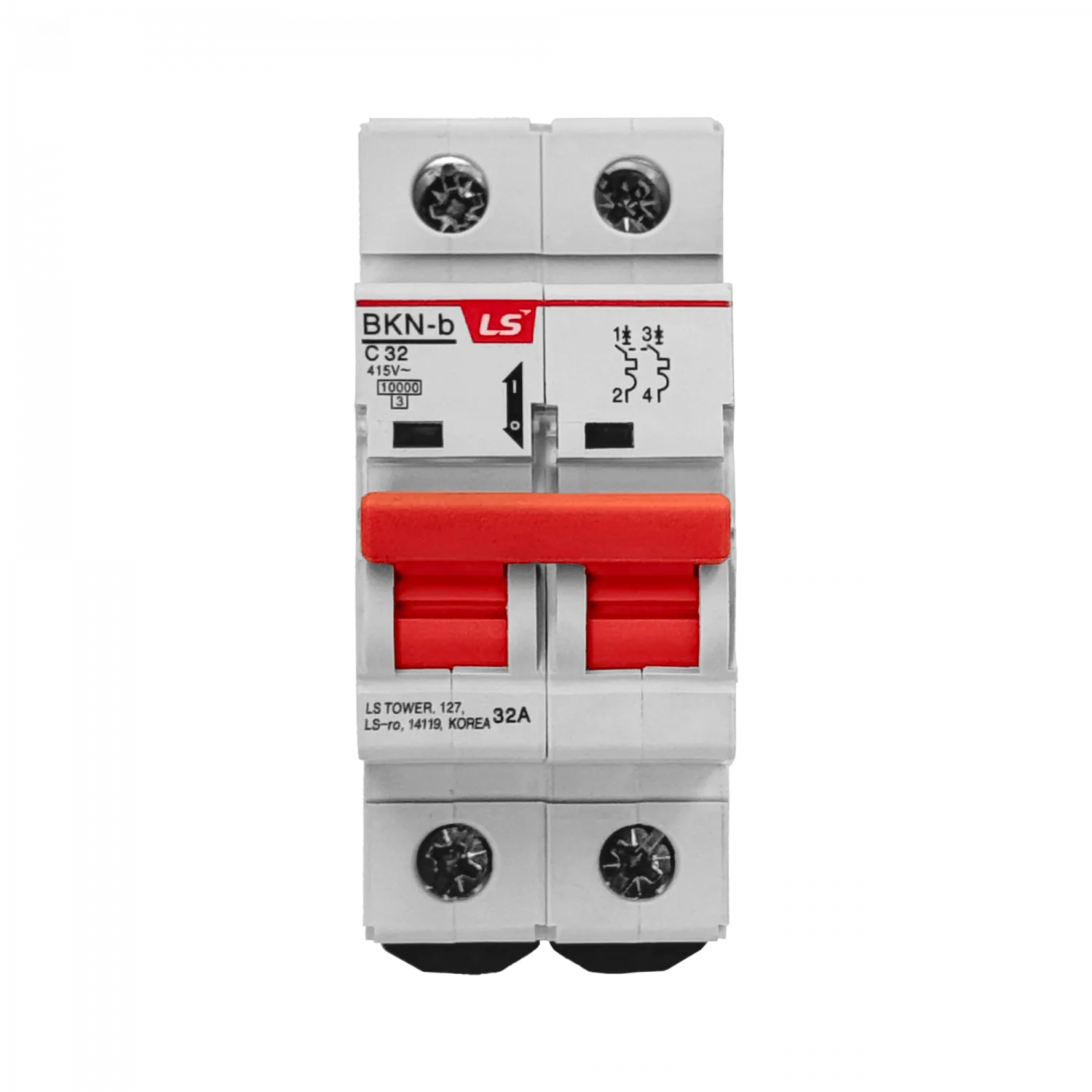 LS 2x32A 6kA 230/400V Interruptor Automatico Bipolar 2x32A Curva C32 3