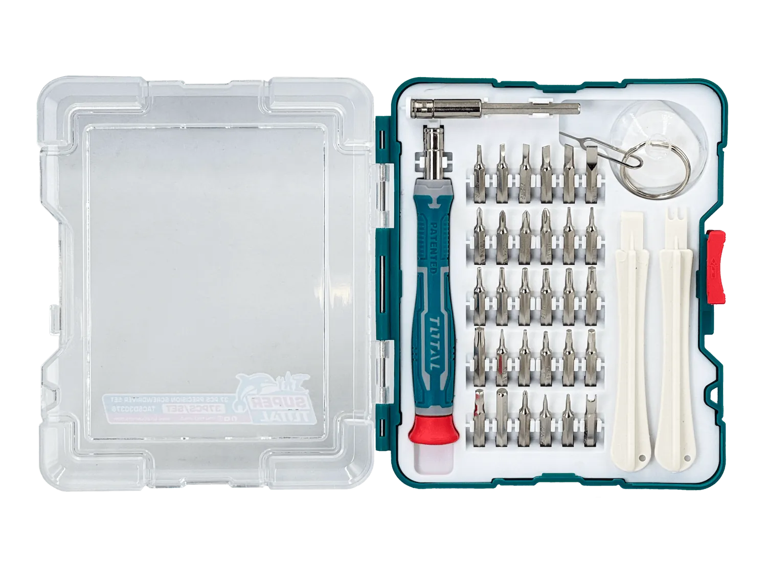 Kit herramientas Total 37-LLAVES 37 piezas precision 3