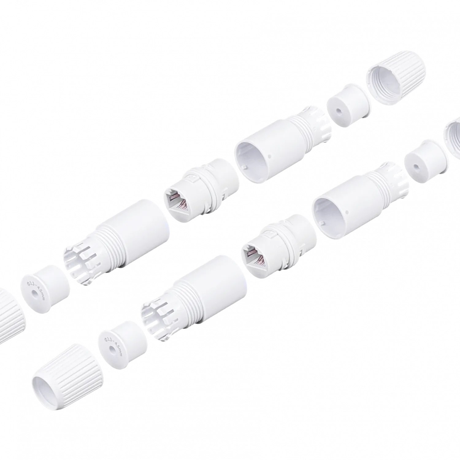 Copla RJ45 Exterior Ubiquiti Cat6A IPX6 UACC-RJ45-COUPLER-C6A-OUTDOOR Pack 2 3