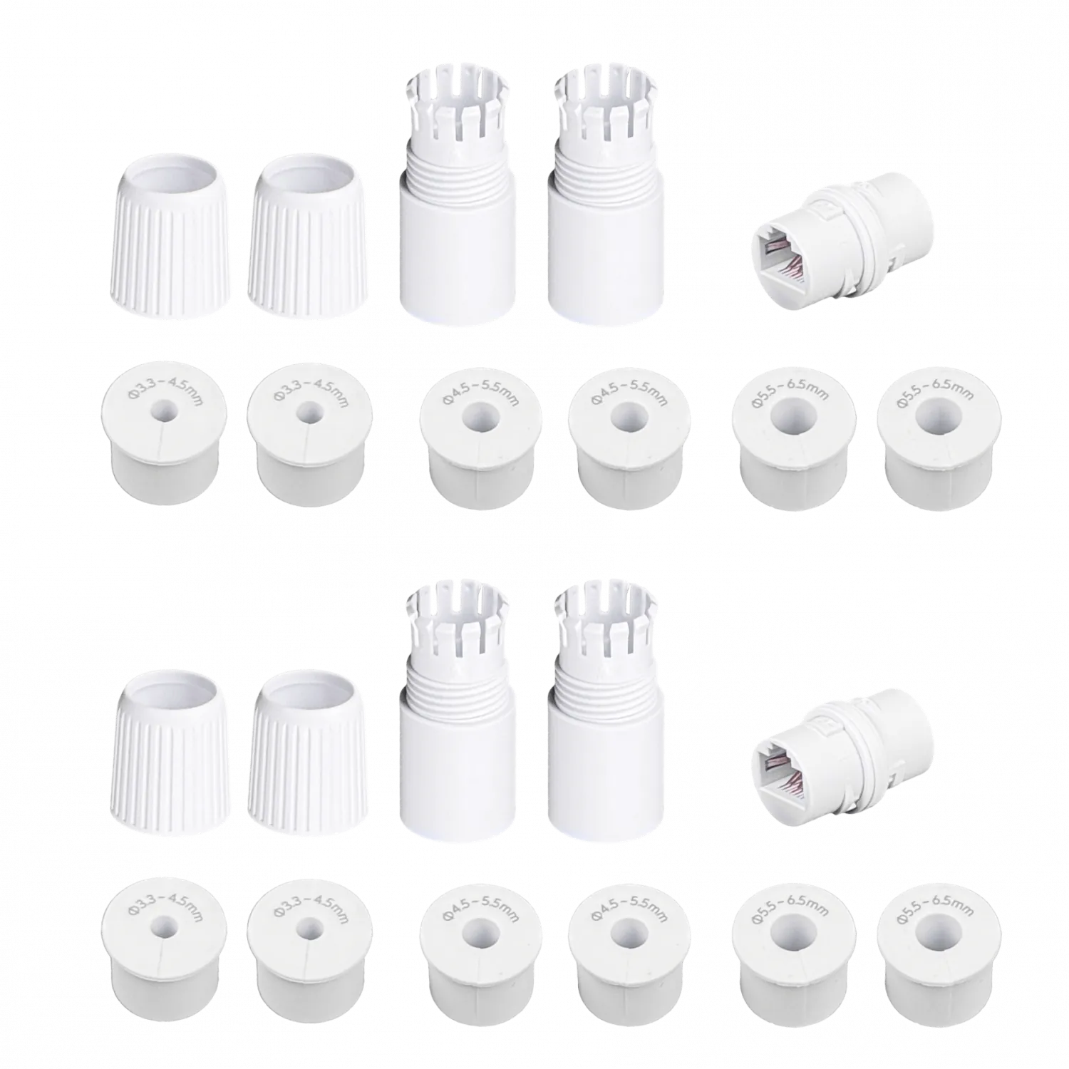 Copla RJ45 Exterior Ubiquiti Cat6A IPX6 UACC-RJ45-COUPLER-C6A-OUTDOOR Pack 2 6