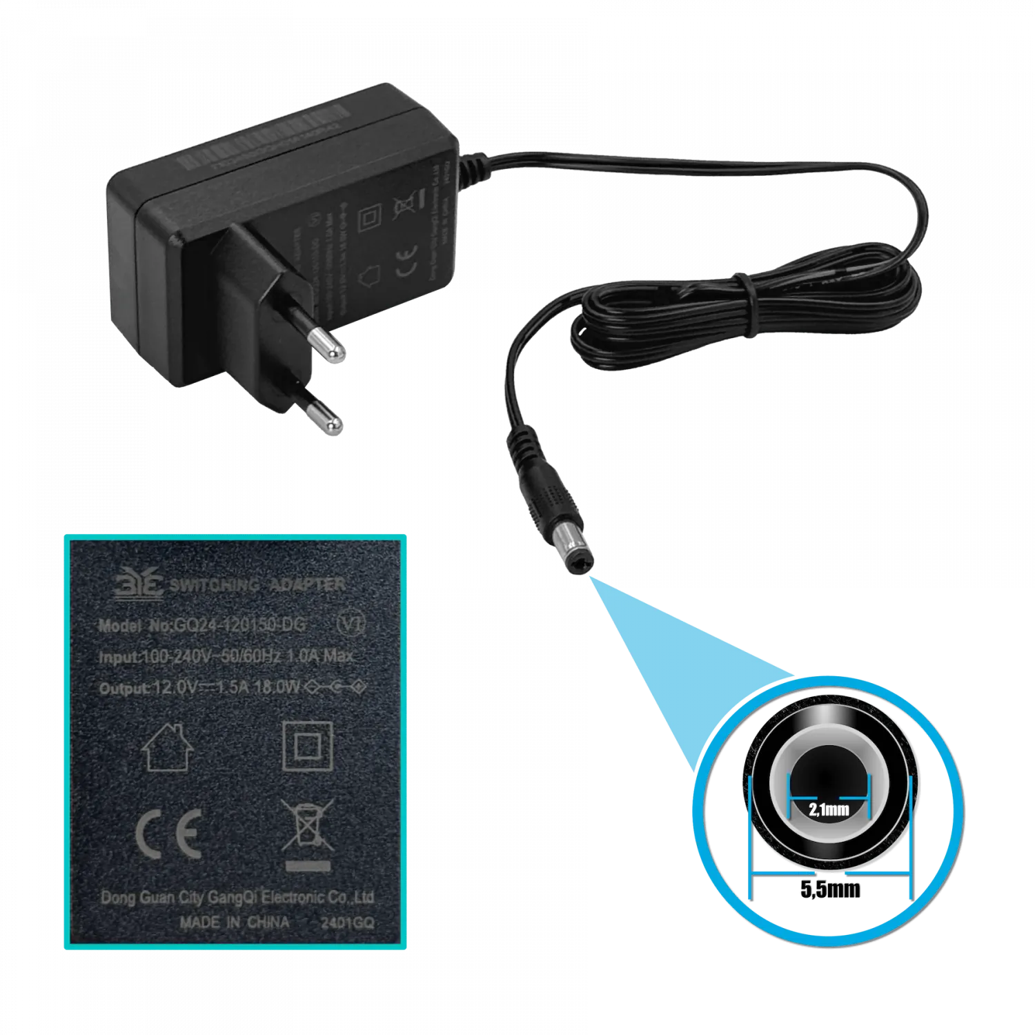Grabador híbrido 4 canales IP Dahua XVR-IP 5104-IP / AHD 5 MP 3