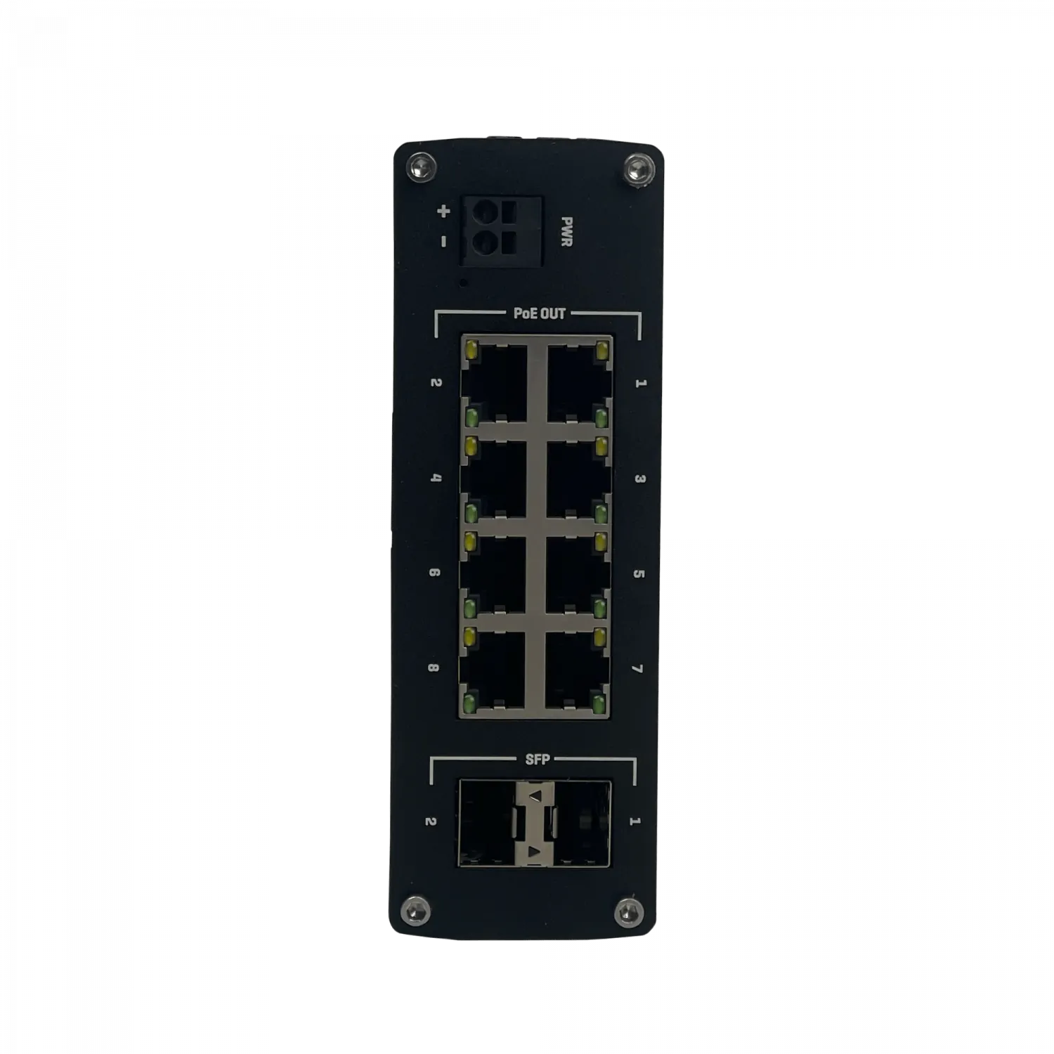 Switch PoE+ Industrial Teltonika TSW200, 8 Puertos Gigabit, 2 SFP, 240W, Carcasa Metálica 4
