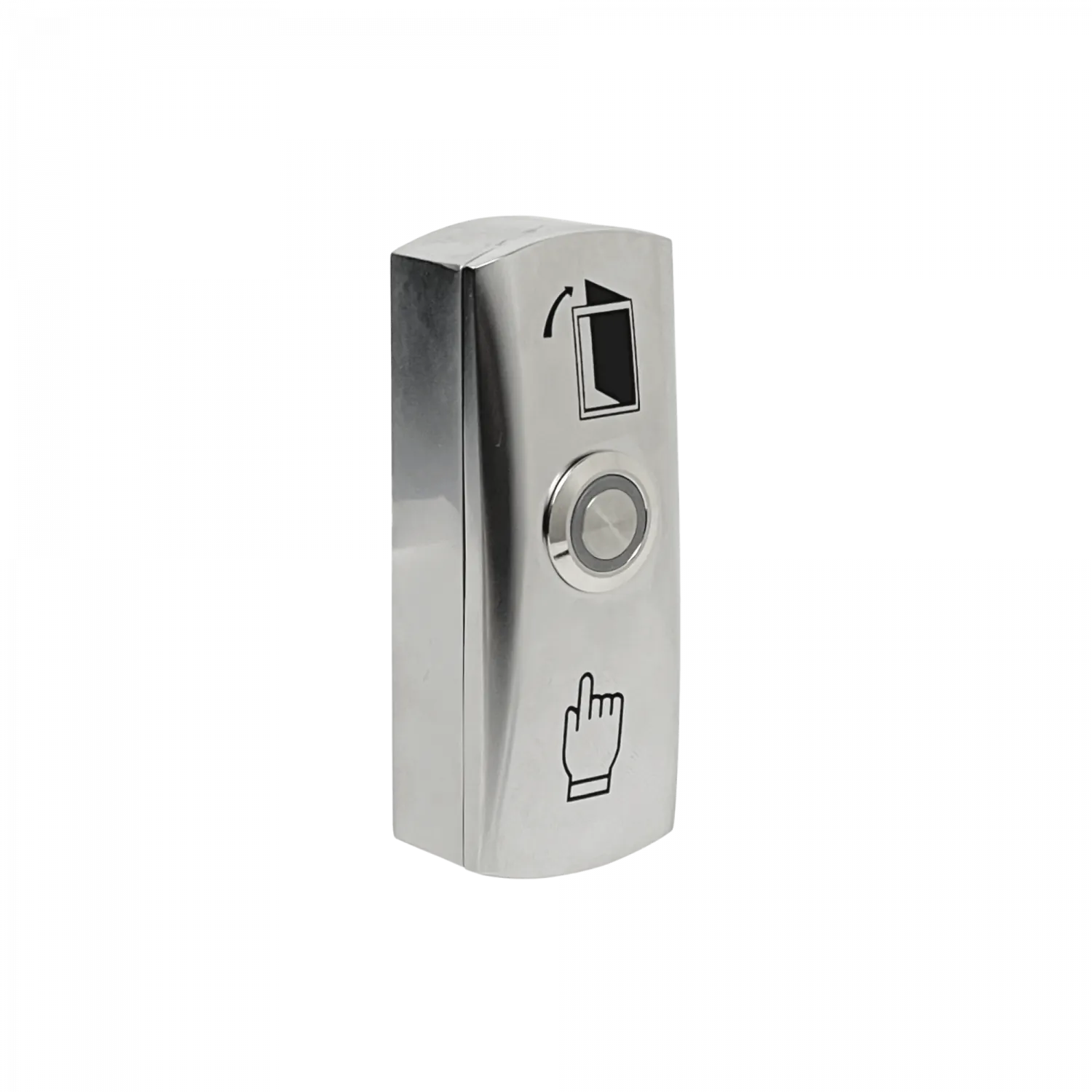 Boton pulsador sobreponer ZKTeco EX-803L metalico LED NO/COM IP20 500000 ciclos 3