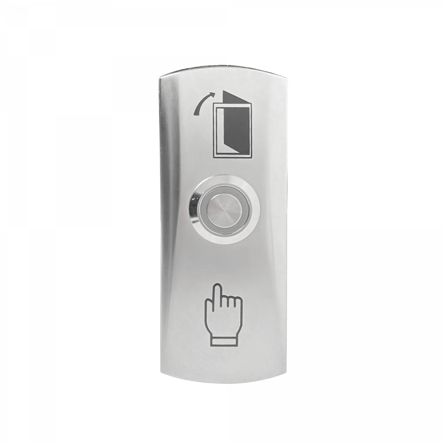 Boton pulsador sobreponer ZKTeco EX-803L metalico LED NO/COM IP20 500000 ciclos 4