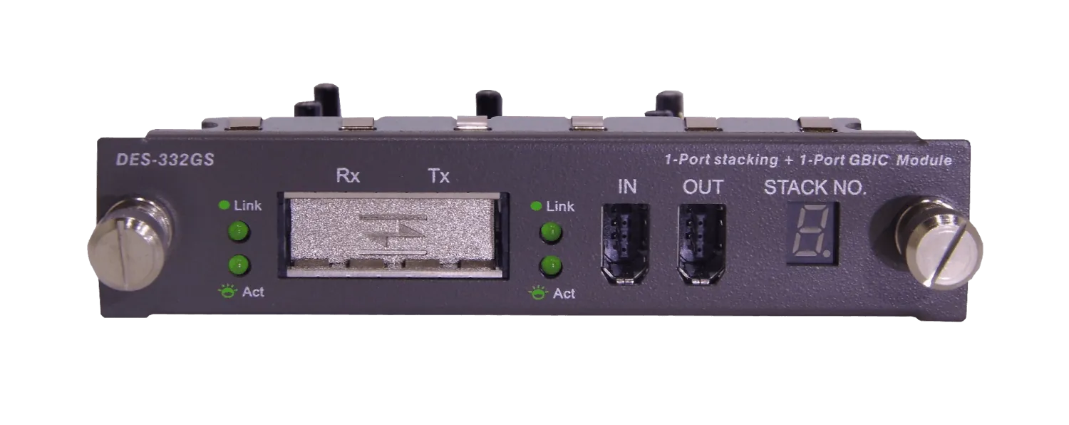 Módulo de Stacking D-Link DES-332GS para Switch - Optimiza y Mejora el Rendimiento de tu Red 4
